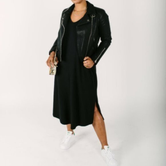 NWT Smash + Tess V-Neck  Midi Friday Dress Relaxed Fit Women‎ Sz Small - Picture 7 of 10